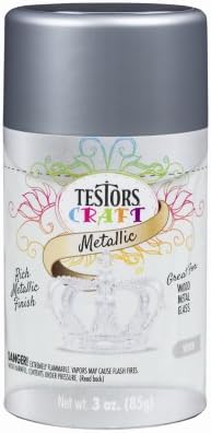 Craft Spray Paint | 3 oz | Silver Metallic Finish | Testors