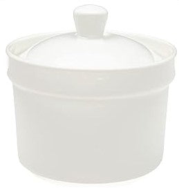 White Soup Bowl w/ Cover 12.5oz 4.5'' Vikko