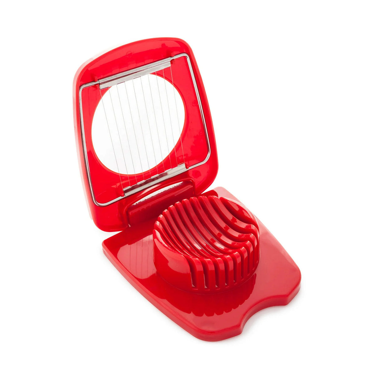Egg Slicer | 0.45 Pounds | Stainless Steel | Red | Farberware