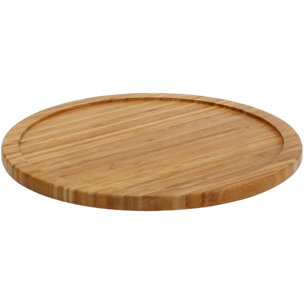 Lazy Susan Turntable Bamboo Wooden | Non-Skid | 14” | YBM Home