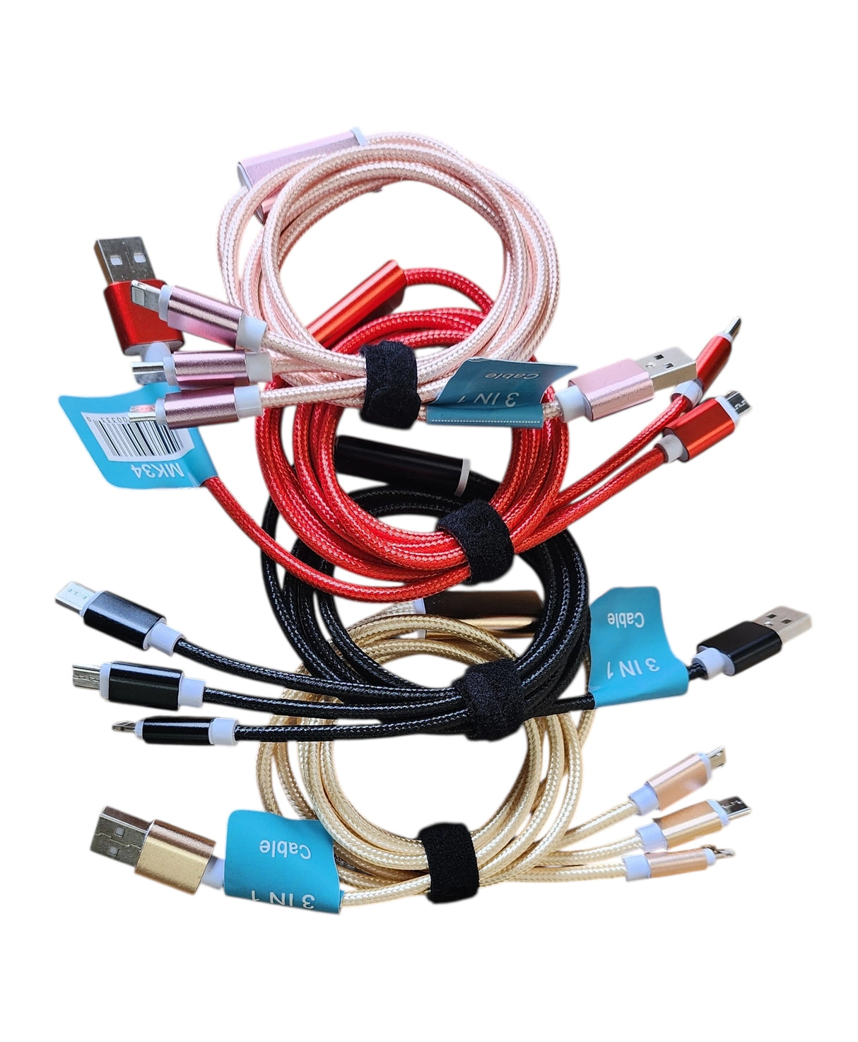 Fabric 3 in 1 Cable MK34 Mighty Wireless