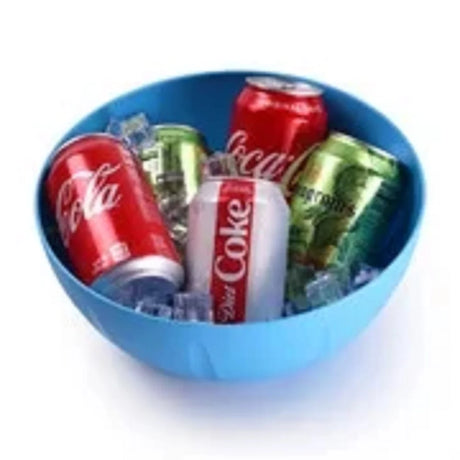 Plastic Mixing Bowl | Round | 8 Inch | Blue | YBM Home