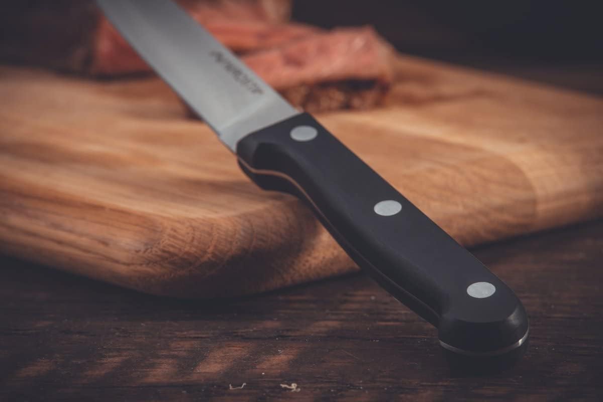 Steak Knife Set 4pc | Stainless Steel | Black | New England Cutlery