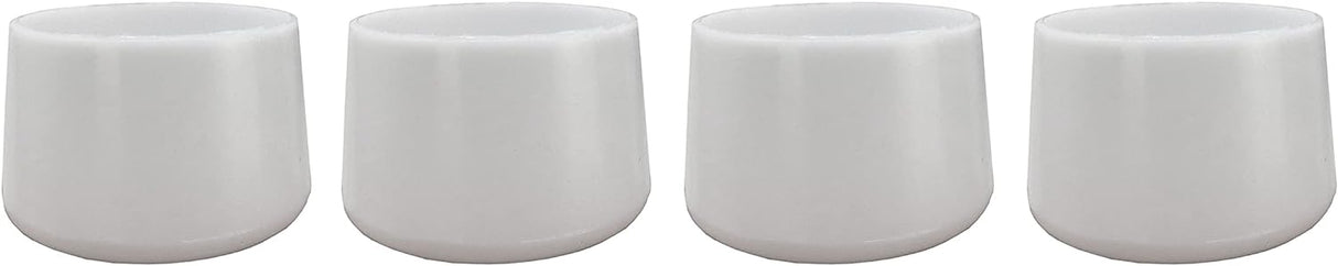 Plastic Leg Tips 1-1/8" White Shepherd