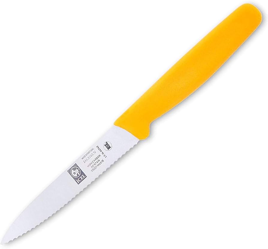 ICEL 3.5" Serrated Paring Knife - Pointy Tip