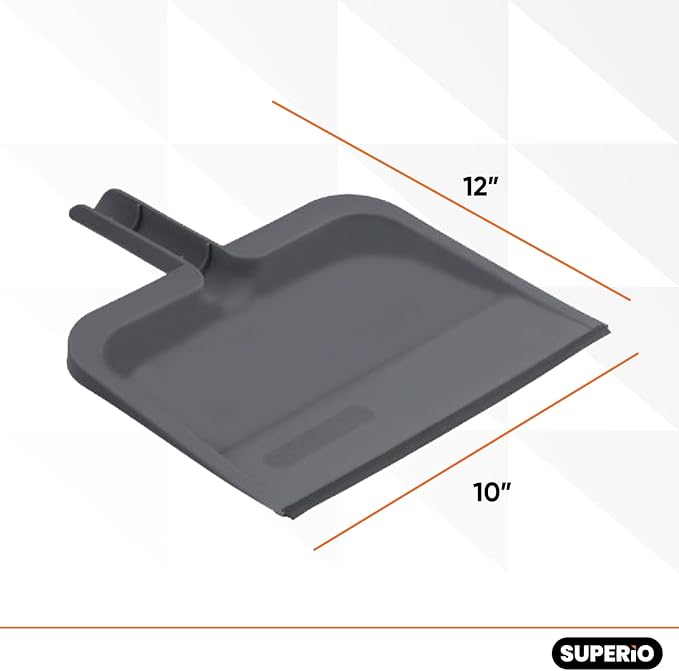 Clip On Gray Dust Pan Superio