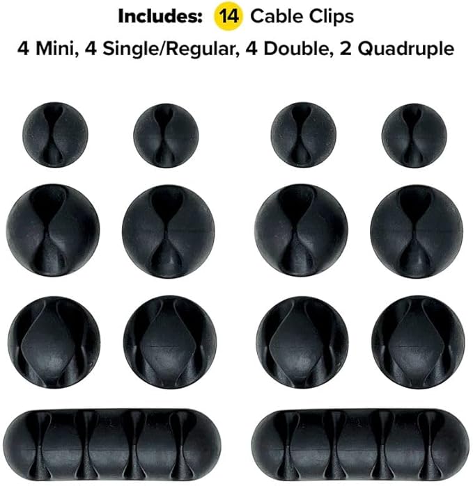 Cable Clips Multipack 14PK