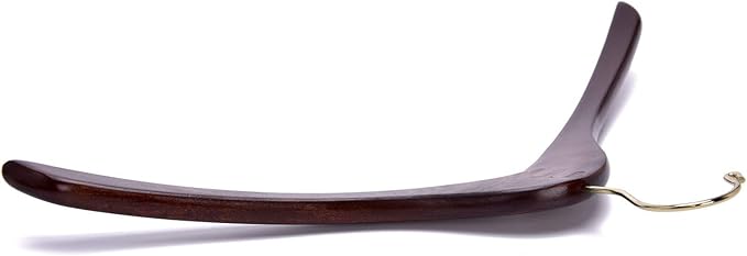 Wood Curved Suit Hangers Retro 5pk Quality Hangers