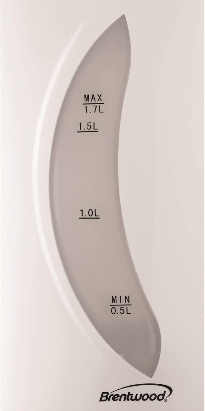 Electric Kettle 1.7L White Brentwood