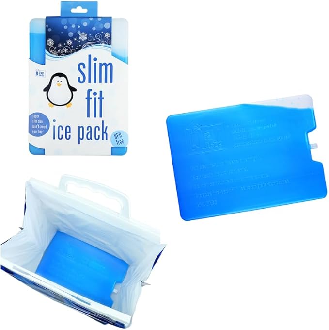 Slim Fit Ice Pack (4" x 6" x .5") Jay Bags