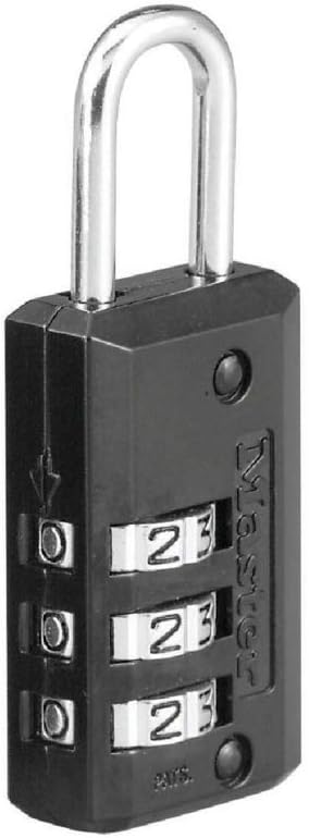 Luggage Combo Lock 13/16" | Black Zinc | 646D | Set Your Own | Master Lock