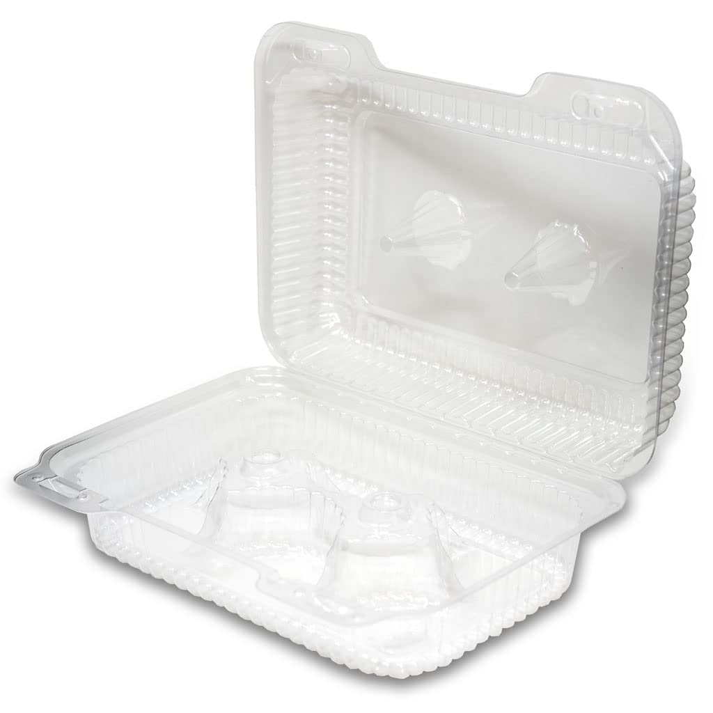 6 Cupcake Hinge Container (Baking Container)