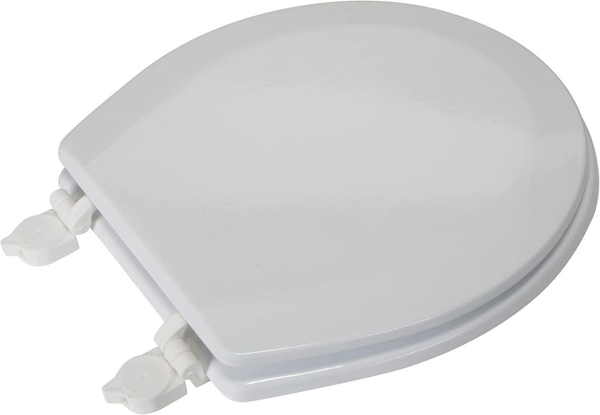 Slow Close Toilet Seat | Round 16.5" White| Soft-Close | Bath Bliss