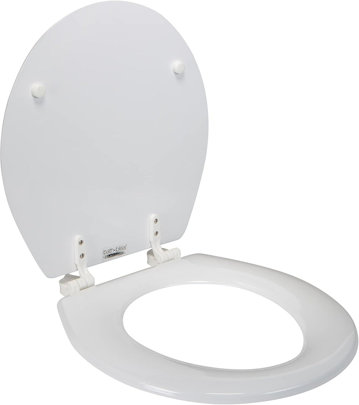 Slow Close Toilet Seat | Round 16.5" White| Soft-Close | Bath Bliss
