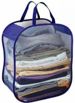 Mesh Foldable Hamper Home Creations
