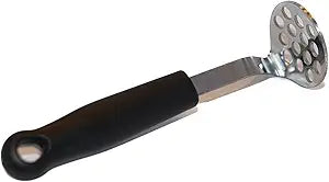 Mini Masher With Black Handle | 6 Inch | Stainless Steel | Fox Run