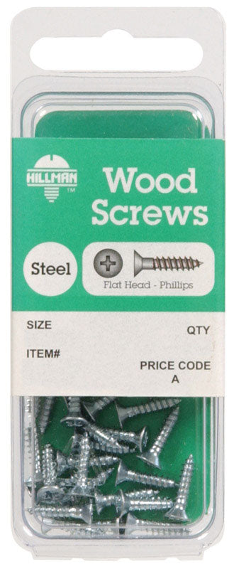 Wood Screws 8 x 3/4" (Flat Head) 20PK