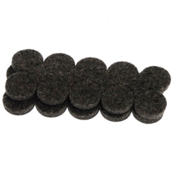 Round Felt Furniture Pads Dark (3/4") Flexi Felt