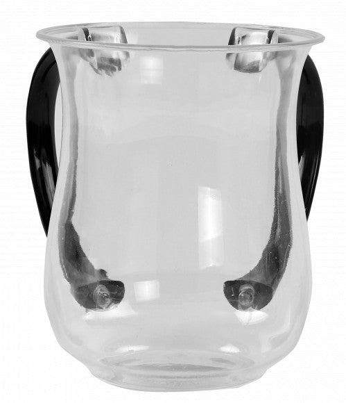 Clear Wash Cup w/Black Handle Netila