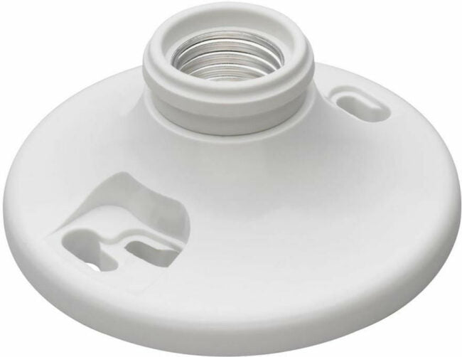 PORCELAIN RECEPTACLE-KEYLESS