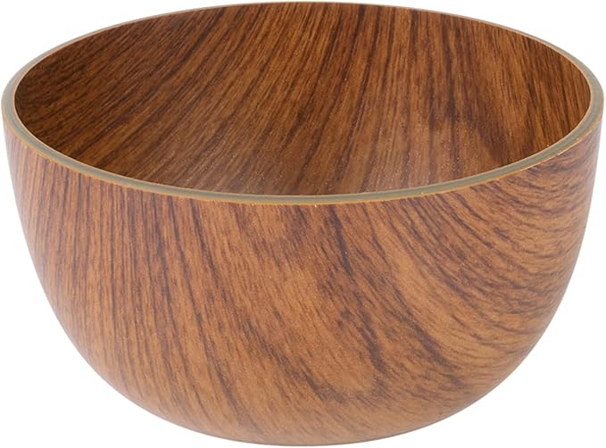 Round Plastic Bowl | Mahogany Collection | 5 Inch | Luxe Party