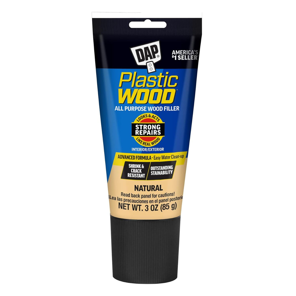 Plastic Wood 3oz Natural Latex Wood Filler