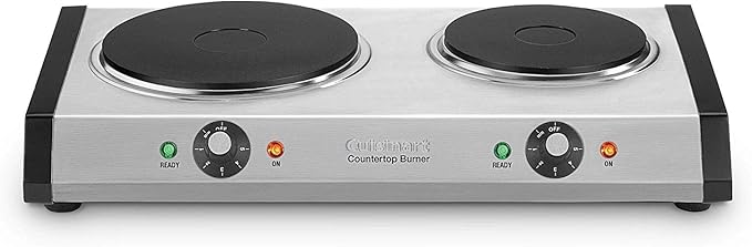 Cuisinart Cast-Iron Double Burner | 1800W | CB-60