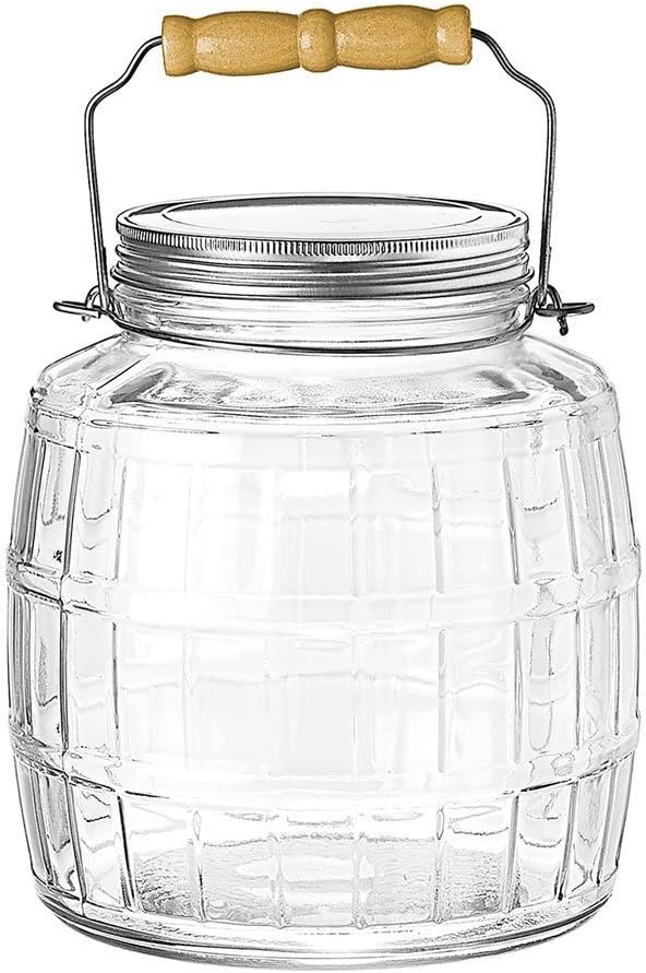 Storage Jar w/Handle 1 Gallon Anchor Hocking