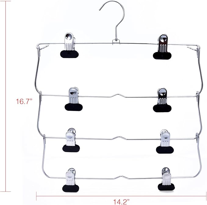 Foldable Metal 4 Tier Hangers
