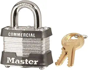 Laminated Steel Padlock 1-1/2 | Silver | Master Lock