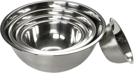 Deep Mixing Bowl | 1.3QT | Stainless Steel | Silver | YBM Home