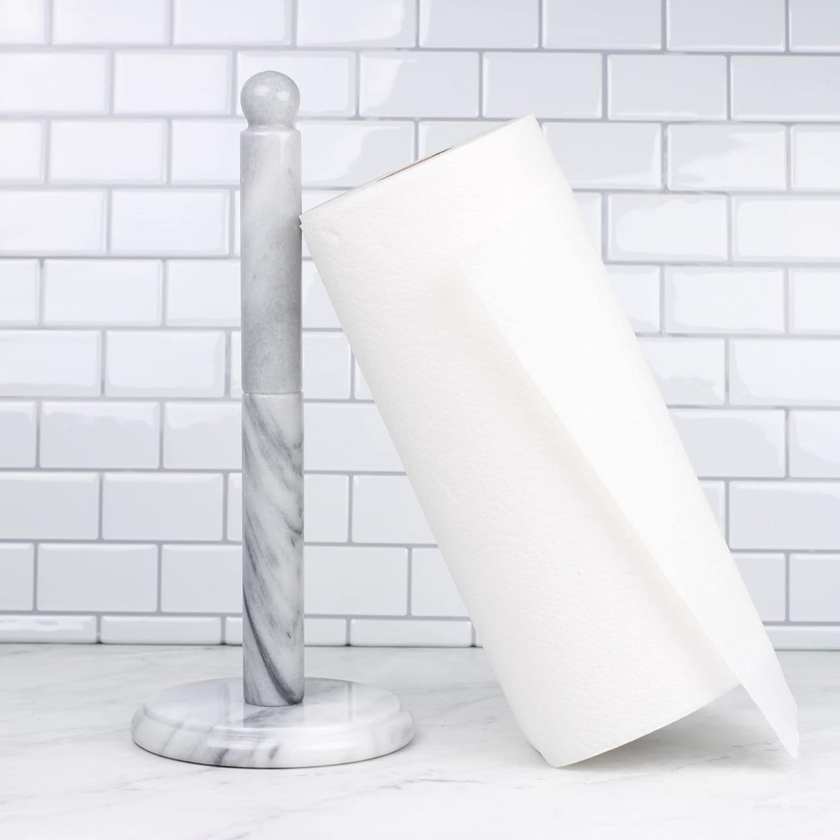 Countertop Paper Towel Holder | Marble | 5.13 x 12.75 | RSVP