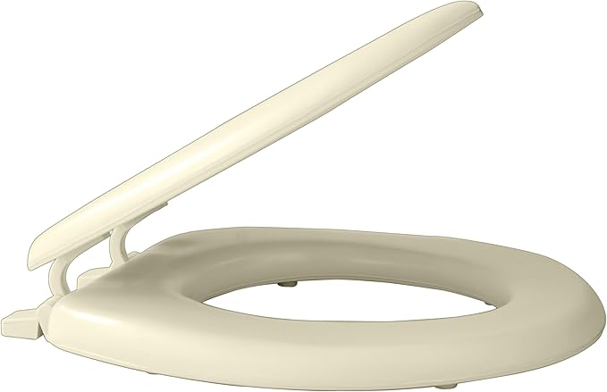 Wood Toilet Seat Round Bone Achim