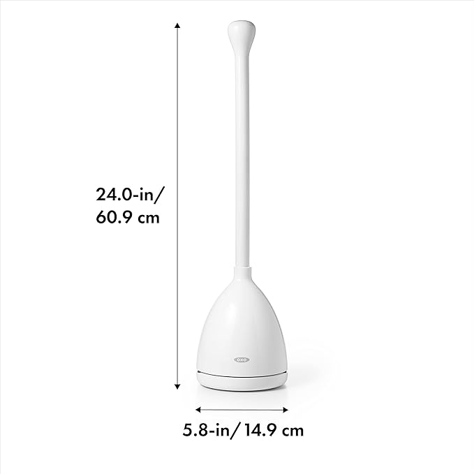 Toilet Plunger & Canister OXO