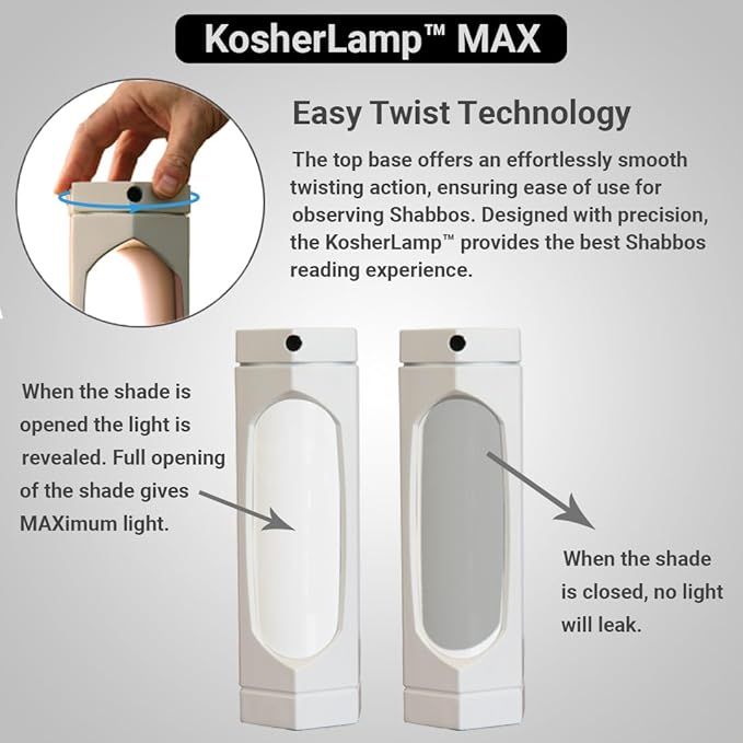 KosherLamp™ Max Max White
