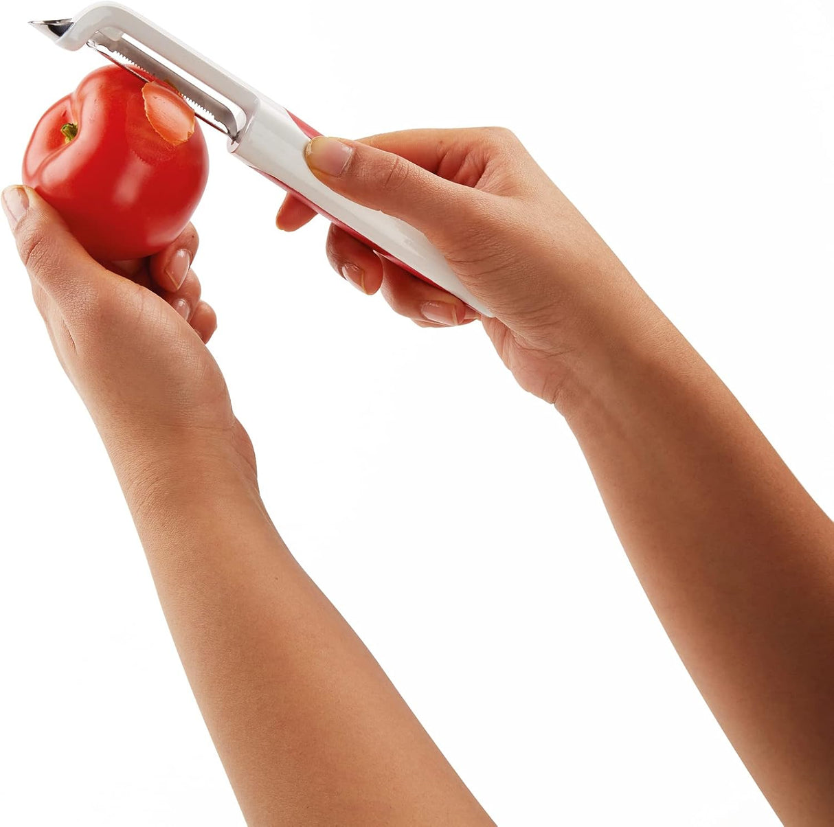 Zyliss Peeler Soft Skin | Red | Perfect for Fruits & Vegetables | Stainless Steel