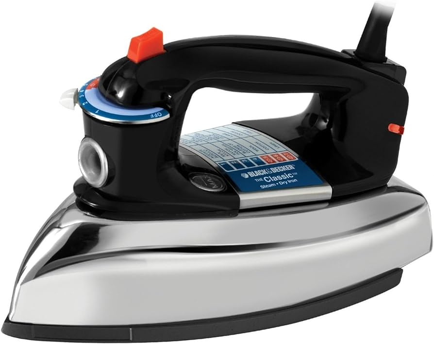 Black+Decker Classic Iron F67E | Steam & Dry Iron