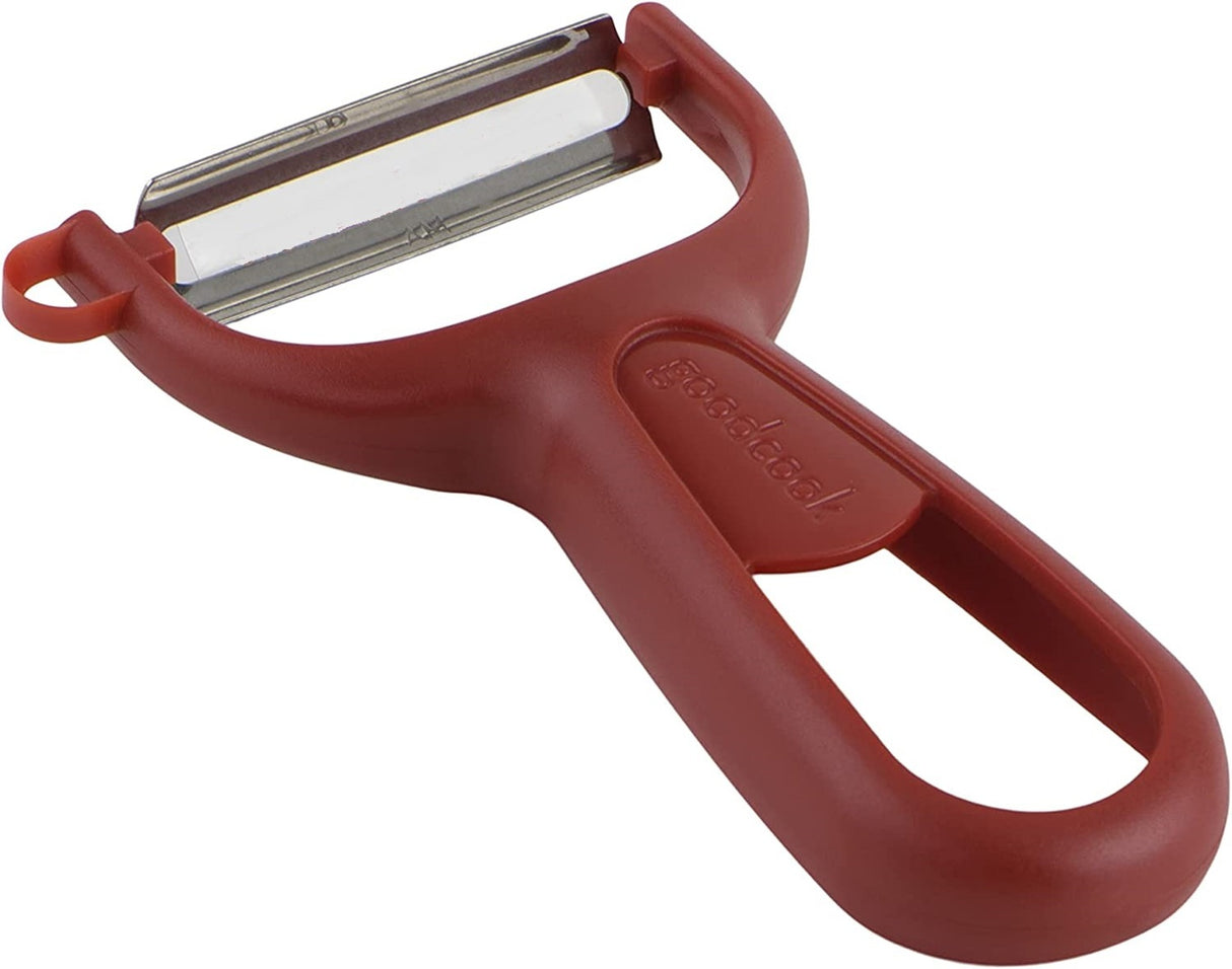 Swivel Peeler Y Shaped | Stainless Steel Blade | Red | GoodCook
