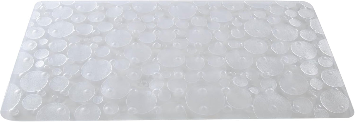 Recycled PVC Bath Mat (29.1" x 15.75") Clear Bath Bliss