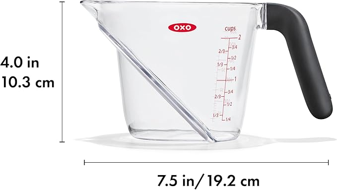 Angled Measuring Cup | 2-Cup | Plastic | OXO Good Grips