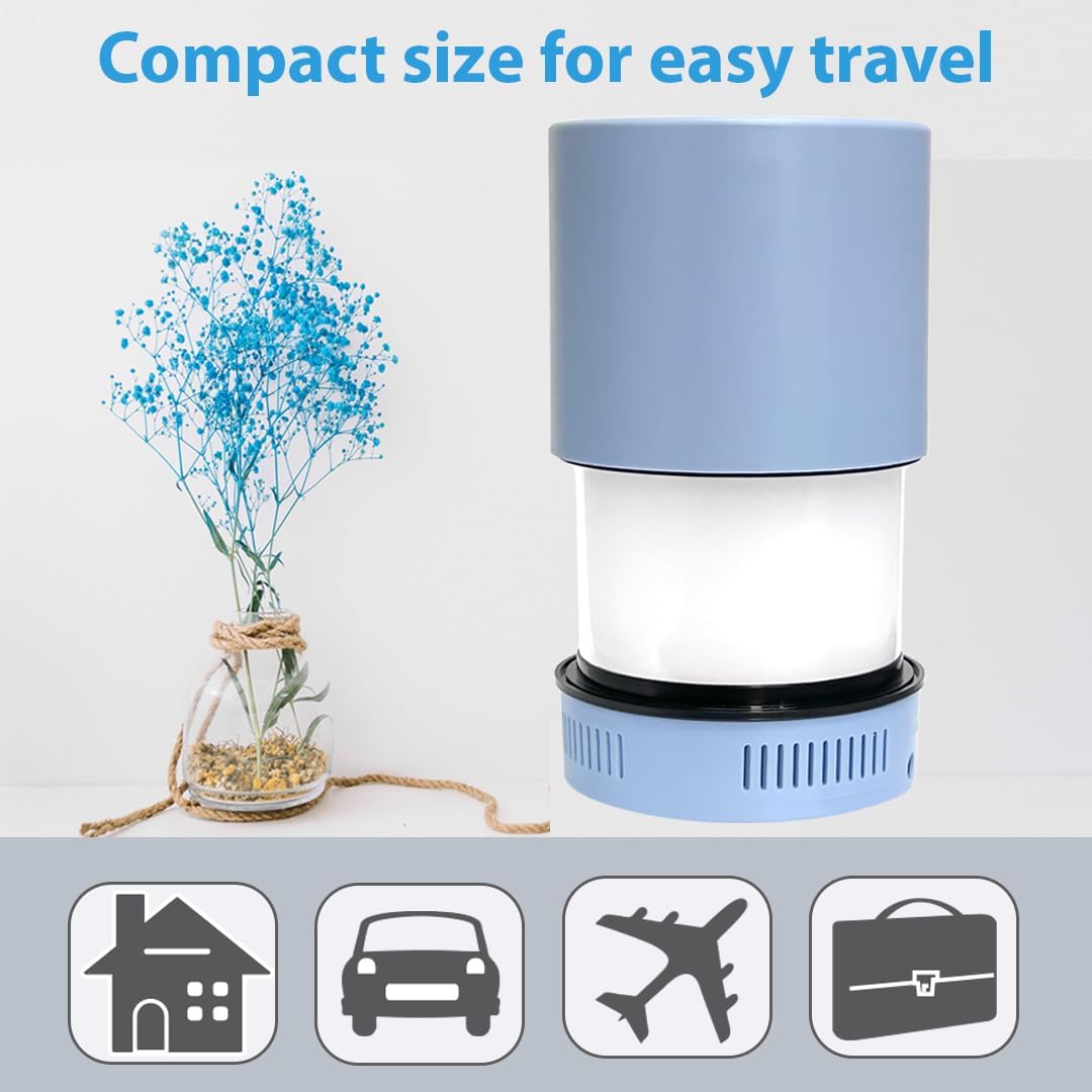 KosherLamp 360 Sky Blue | Shabbos LED Lamp for Travel