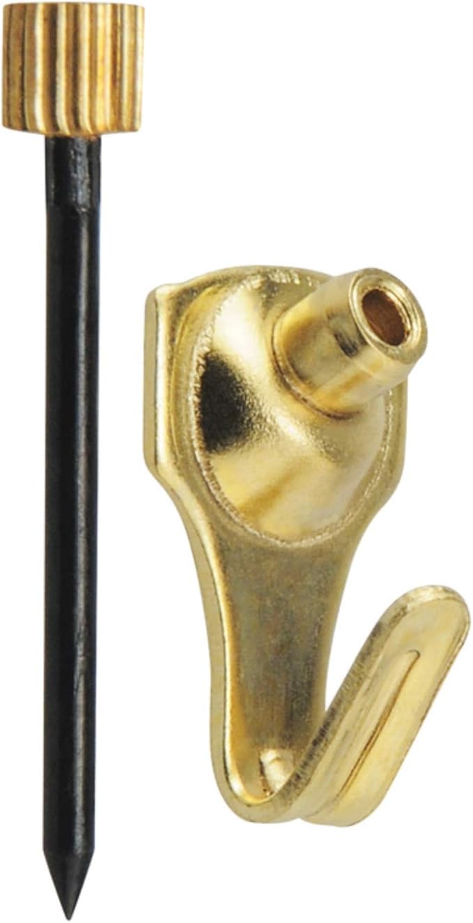 OOK Picture Hangers | Brass Plated | 5 lb | 4 Pack | Hillman