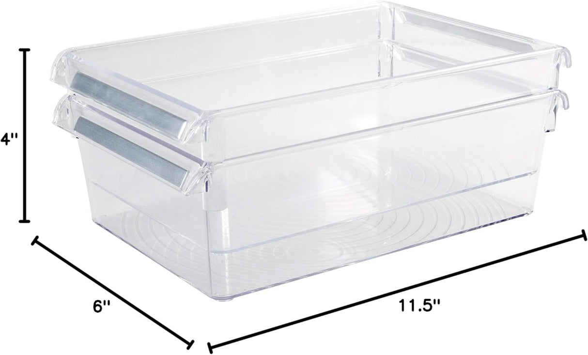 Medium Refrigerator Storage Bin 2Pk