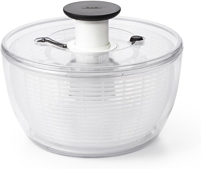 OXO Good Grips Salad Spinner | Borosilicate Glass | Clear | 10.5"W x 6"H