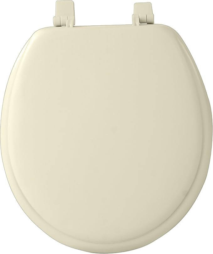 Wood Toilet Seat Round Bone Achim