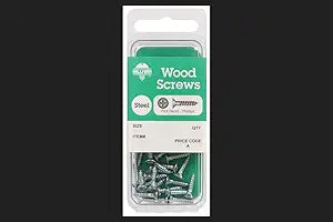Wood Screws 6 x 1/2" 30PK (Flat Head)
