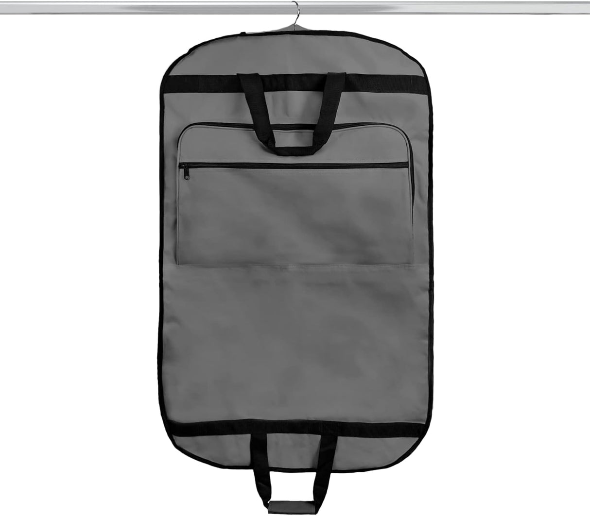 Garment Bag Cover For Suits/Dresses Pockets Gray