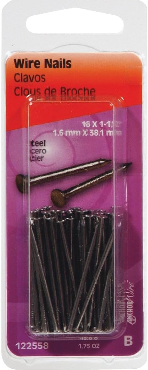 Wire Nails 16 x 1-1/2" Hillman
