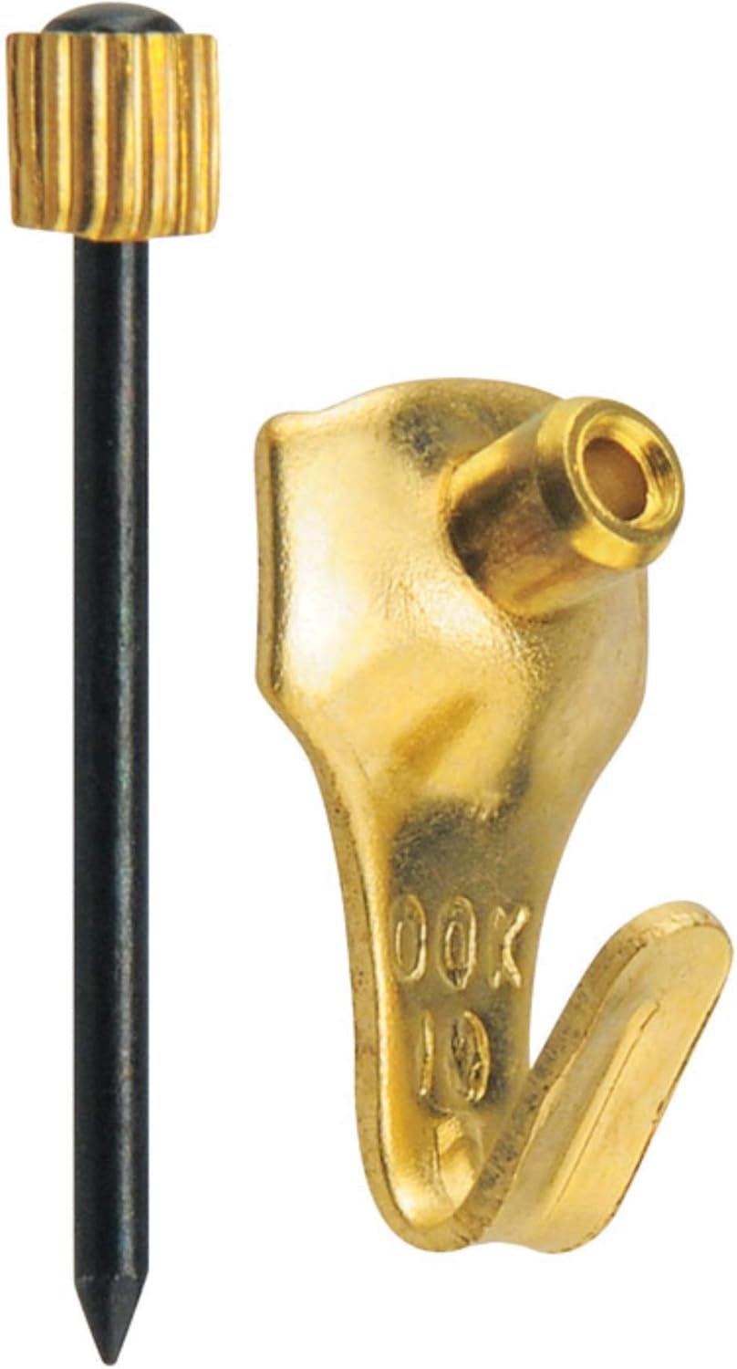 OOK Picture Hanger | Brass Plated | 4 Pack | 10 lb | Hillman