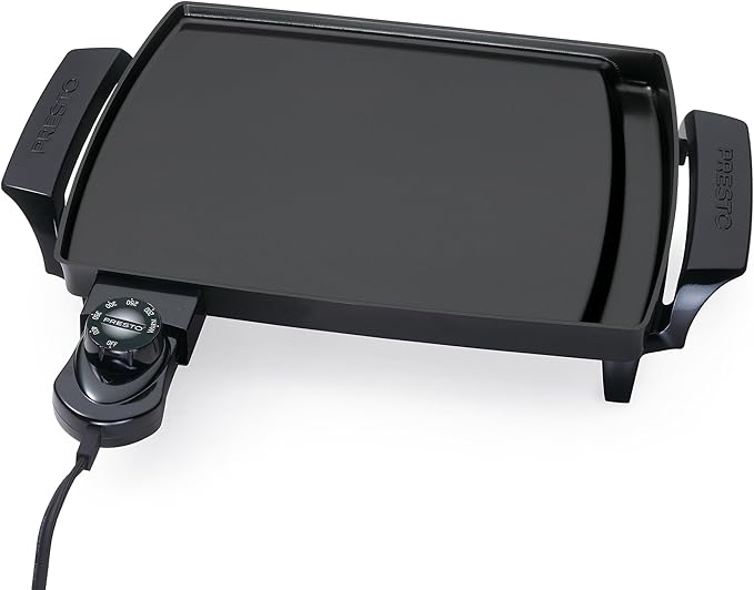 Presto Mini Electric Griddle | Compact Nonstick Grill